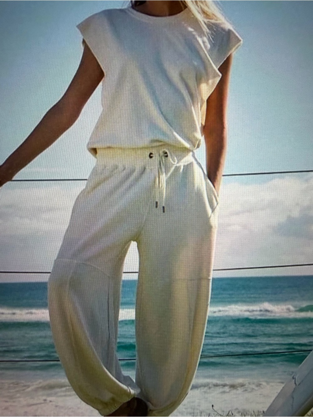 Free People Throw and Go Jogger Jumpsuit NEW TAGS XS oversized